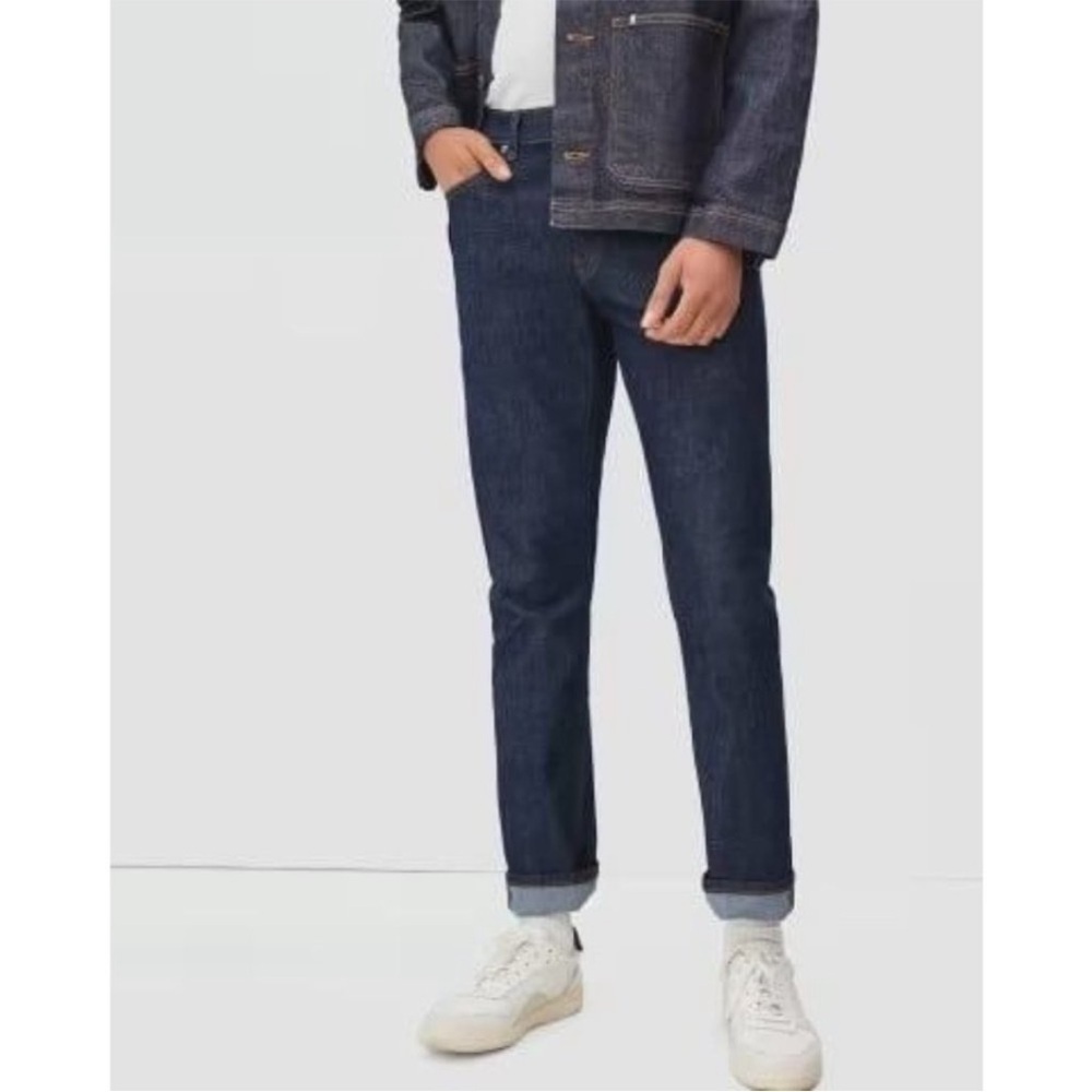 EVERLANE Mens The Slim Fit Jean Medium Indigo Wash Sz 32 x 32